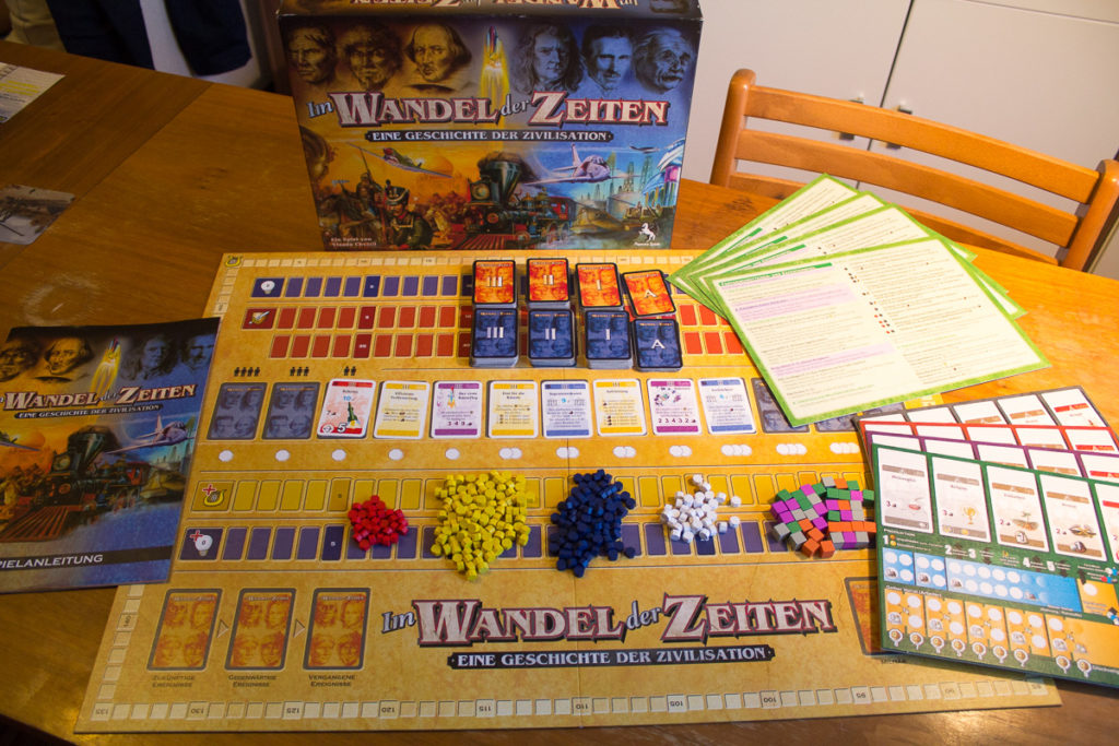 Im Wandel der Zeiten - Spielmaterial