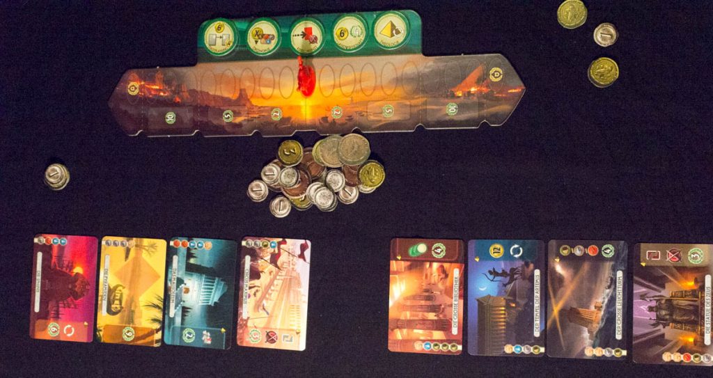 7 Wonders Duel - Spielaufbau