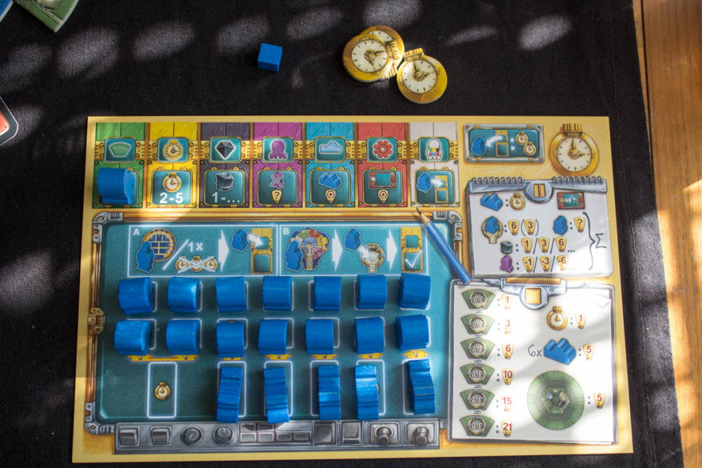 AquaSphere - Spielertabelau